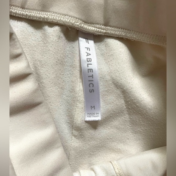 Fabletics Plush Interlock Wide Leg Pant medium. Oat color. Great condition! - Picture 11 of 12